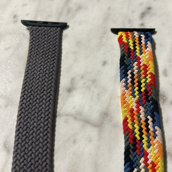 Bundle of Textured Solo Loop Apple Watch 38/40 Bands Sz XS - Picture 3 of 4